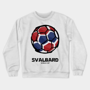 Svalbard Football Country Flag Crewneck Sweatshirt